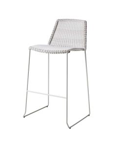 Cane-line - Breeze barstol i hvid grå