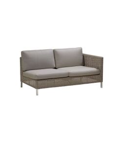 Cane-line - Connect 2 pers. sofa venstre-Taupe