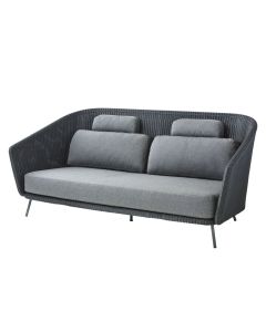 Cane-line - Mega 2-pers. sofa - Graphite