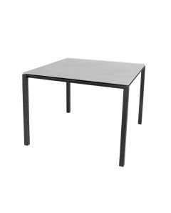 Cane-line - Pure bord - 100 x 100 cm -Lava grey-Concrete grey