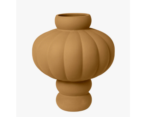 Louise Roe - Balloon vase #3 - Sanded Ocker