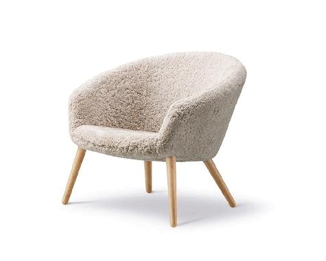 Fredericia Furniture - Ditzel Lounge Chair - Sheepskin